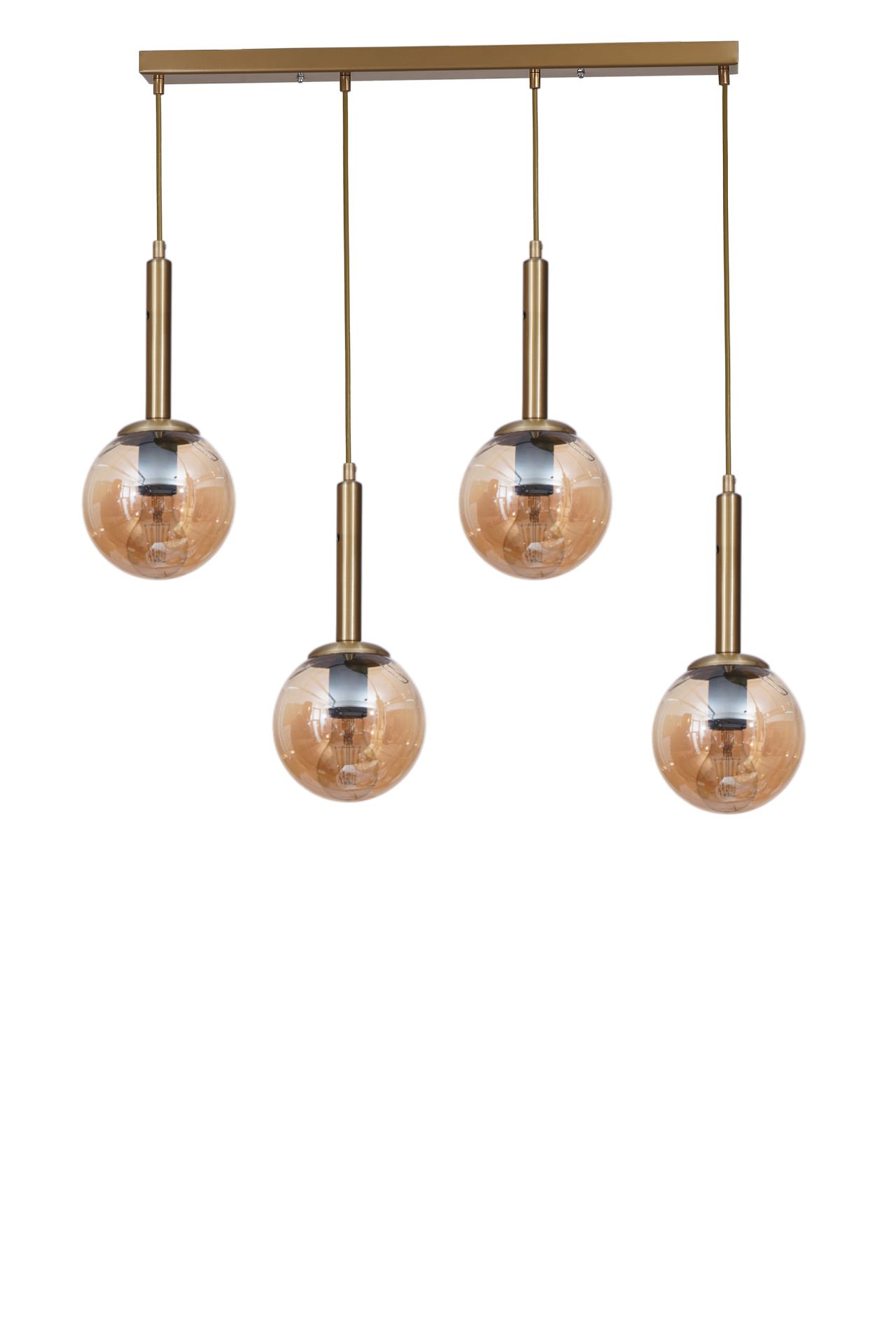 SEZGİ 4 LÜ SIRALI ESKİTME BAL CAMLI SARKIT