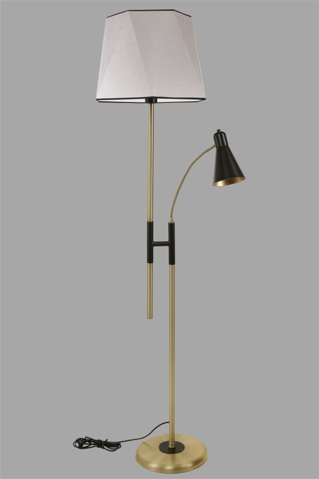 FORZA ESKİTME LAMBADER ALTIGEN AÇIK HASIR GRİ ABAJURLU