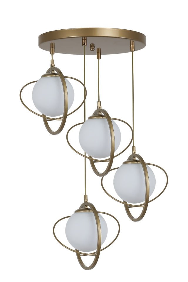 NEPAL 4 LÜ TEPSİLİ ESKİTME BEYAZ CAMLI SARKIT