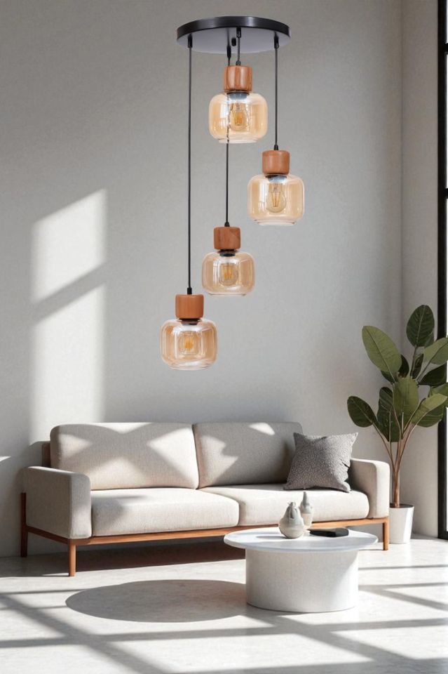 LİDYA 4 LÜ TEPSİLİ SİYAH BAL CAMLI SARKIT