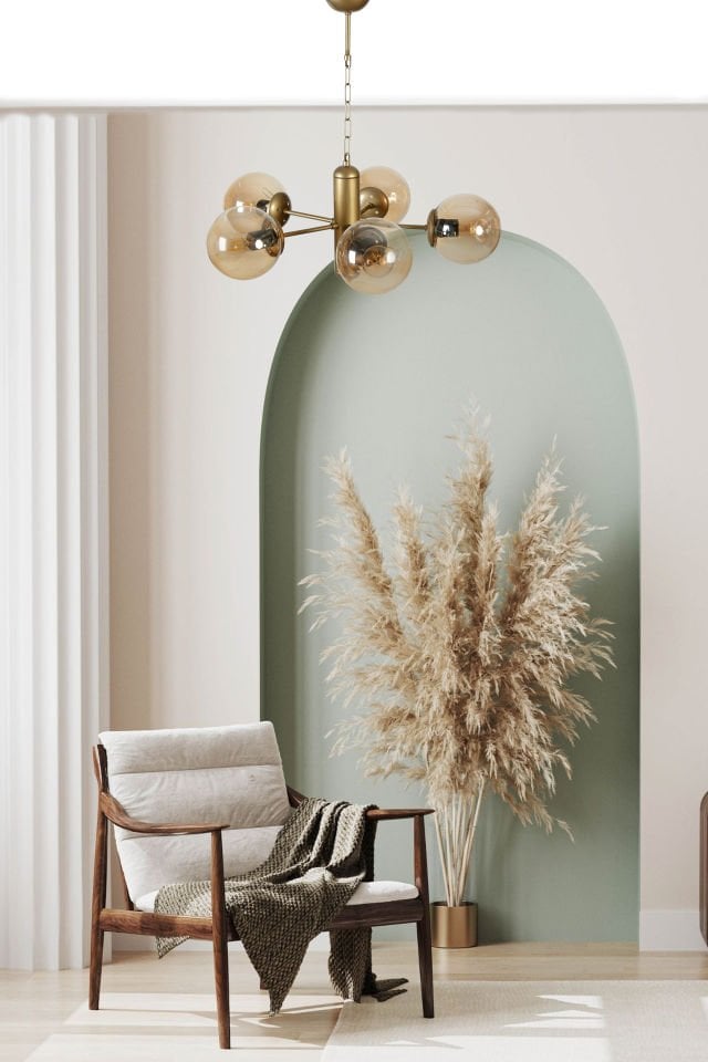 BANKOK 5 Lİ ESKİTME BAL CAMLI AVİZE