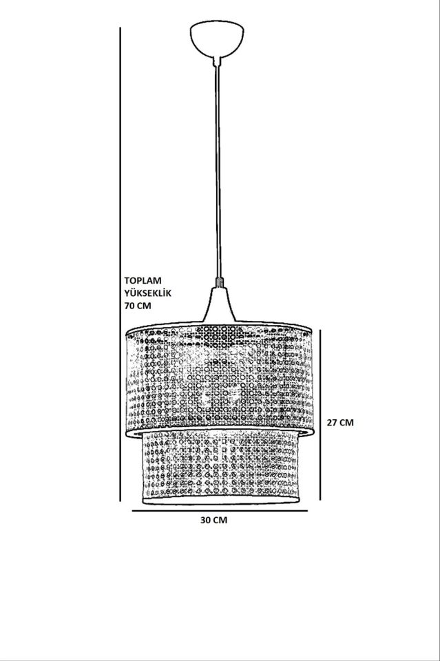 RATTAN CEVİZ KÜÇÜK PASTA SARKIT