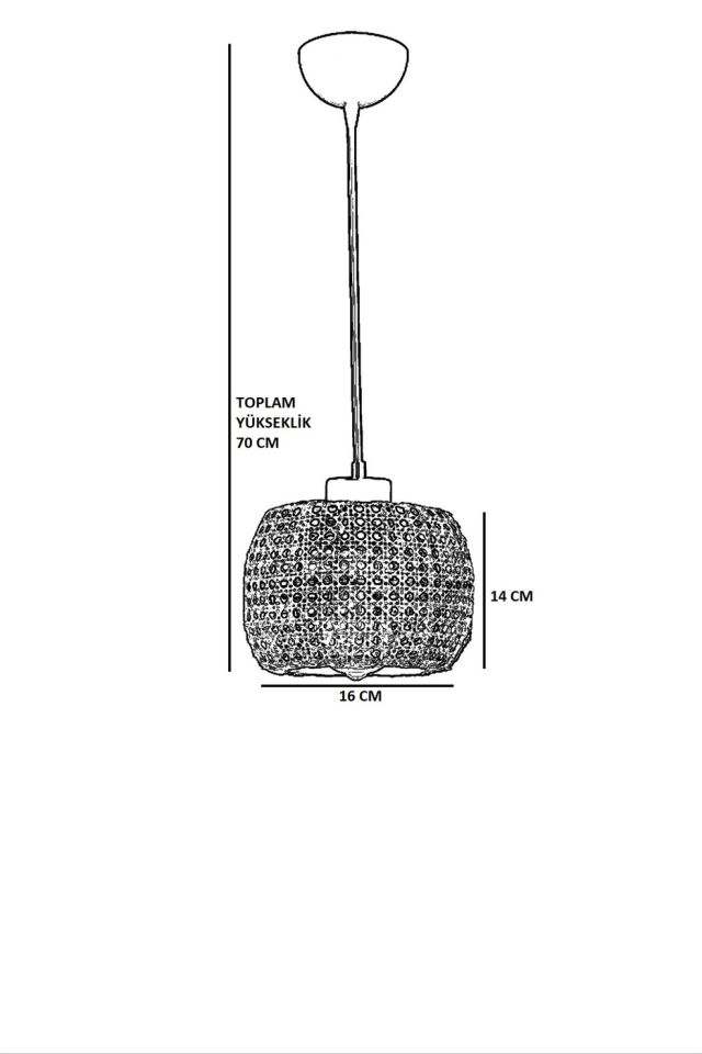 TIGER TEKLİ RATTAN SARKIT