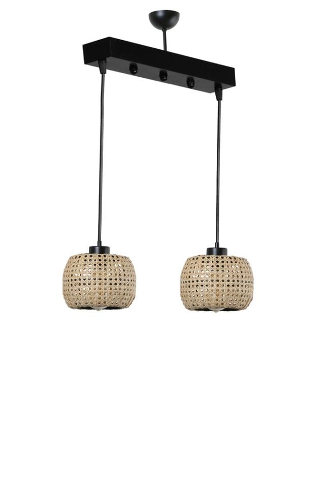 TIGER 2 Lİ SIRALI RATTAN SARKIT