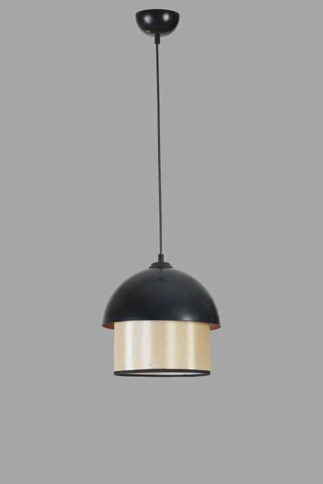 RETRO 3 SİYAH 15-3 ABAJURLU SARKIT