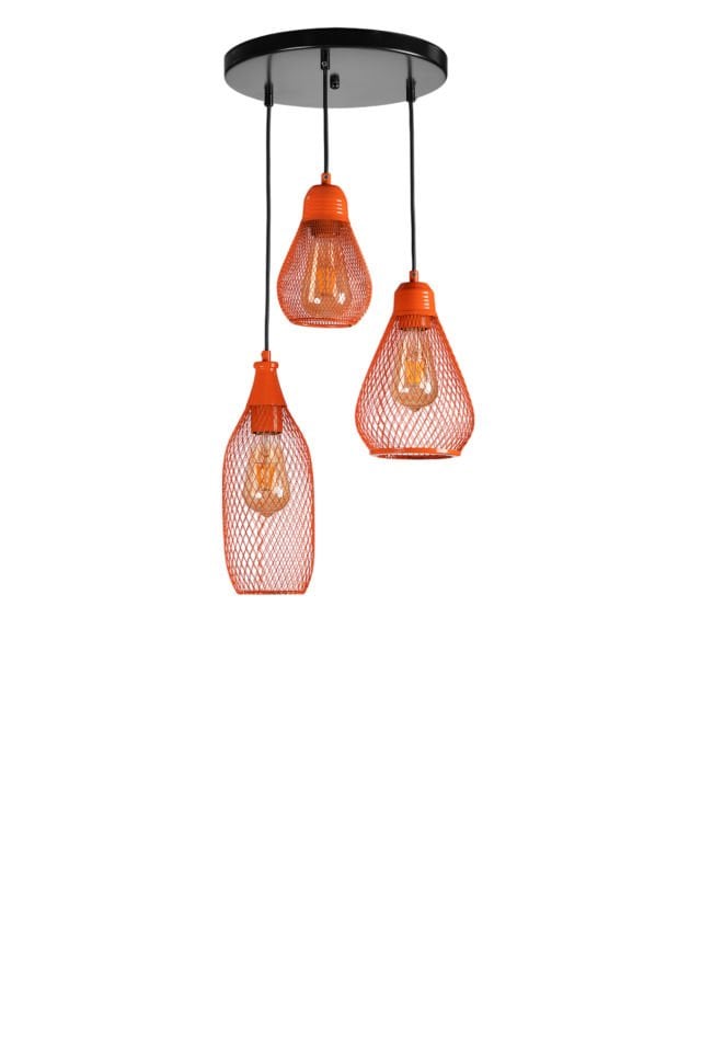 KARMAŞIK 3 LÜ TEPSİLİ TURUNCU SARKIT