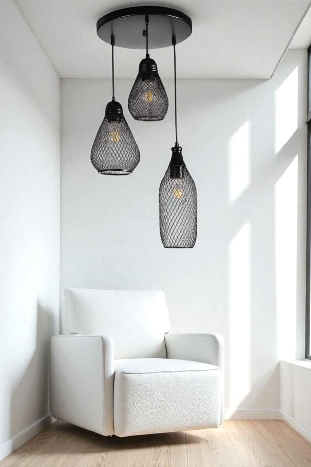 KARMAŞIK 3 LÜ TEPSİLİ SİYAH SARKIT