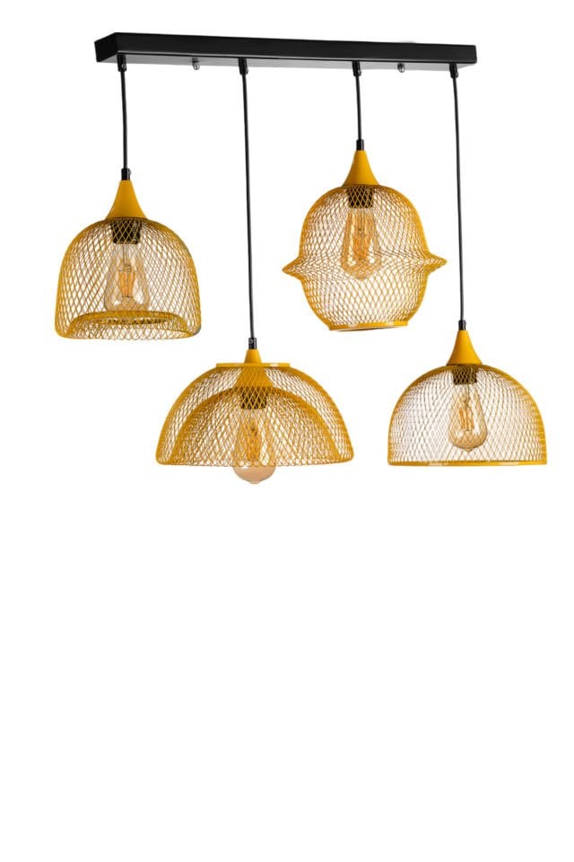 KARMAŞIK 4 LÜ SIRALI SARI SARKIT