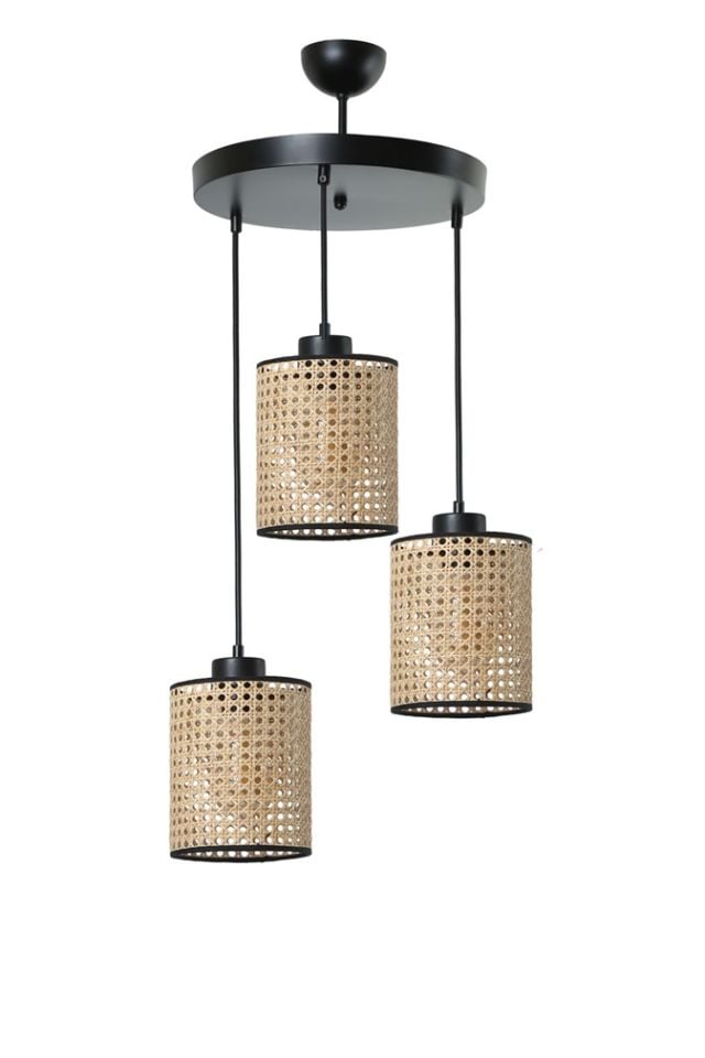 APRİL 3 LÜ TEPSİLİ RATTAN SARKIT