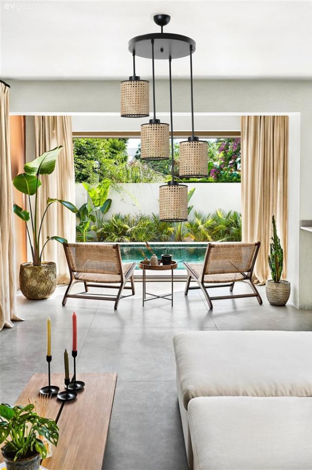 APRİL 4 LÜ TEPSİLİ RATTAN SARKIT