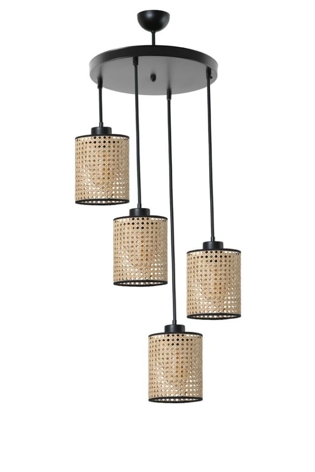 APRİL 4 LÜ TEPSİLİ RATTAN SARKIT