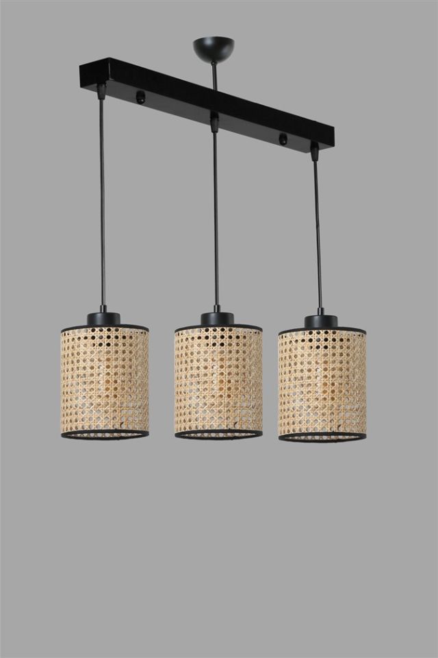 APRİL 3 LÜ SIRALI RATTAN SARKIT