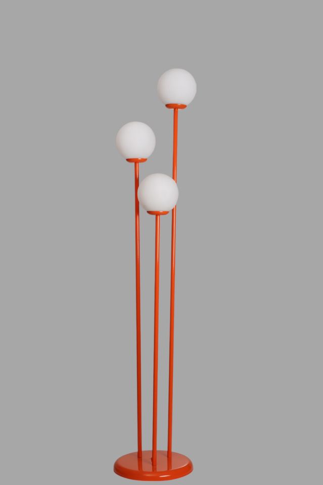 JUDY 3 LÜ TURUNCU BEYAZ CAMLI LAMBADER