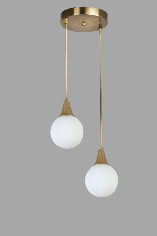 AFRA 2 Lİ TEPSİLİ ESKİTME BEYAZ CAMLI SARKIT