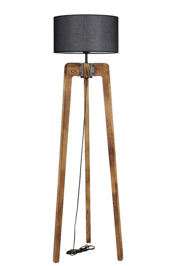 ÇAĞLA YANIK LAMBADER SİLİNDİR HASIR SİYAH ABAJURLU