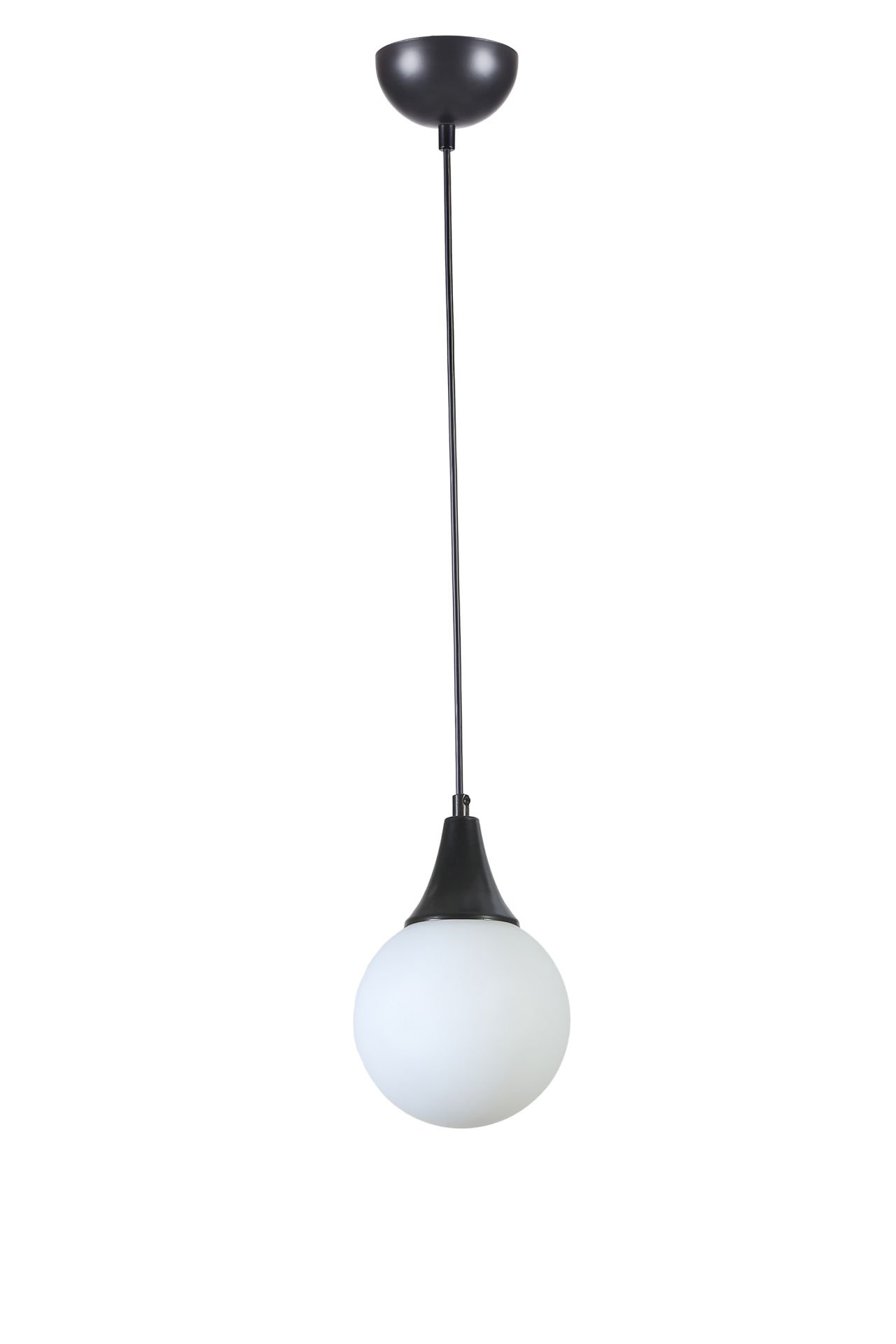 AFRA TEKLİ SİYAH BEYAZ CAMLI SARKIT