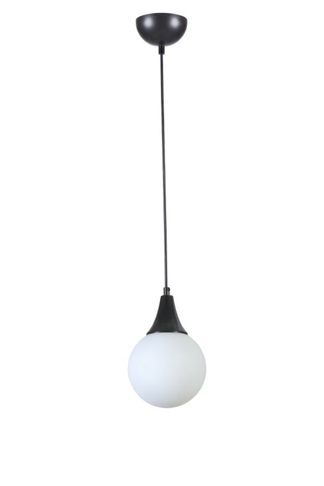 AFRA TEKLİ SİYAH BEYAZ CAMLI SARKIT