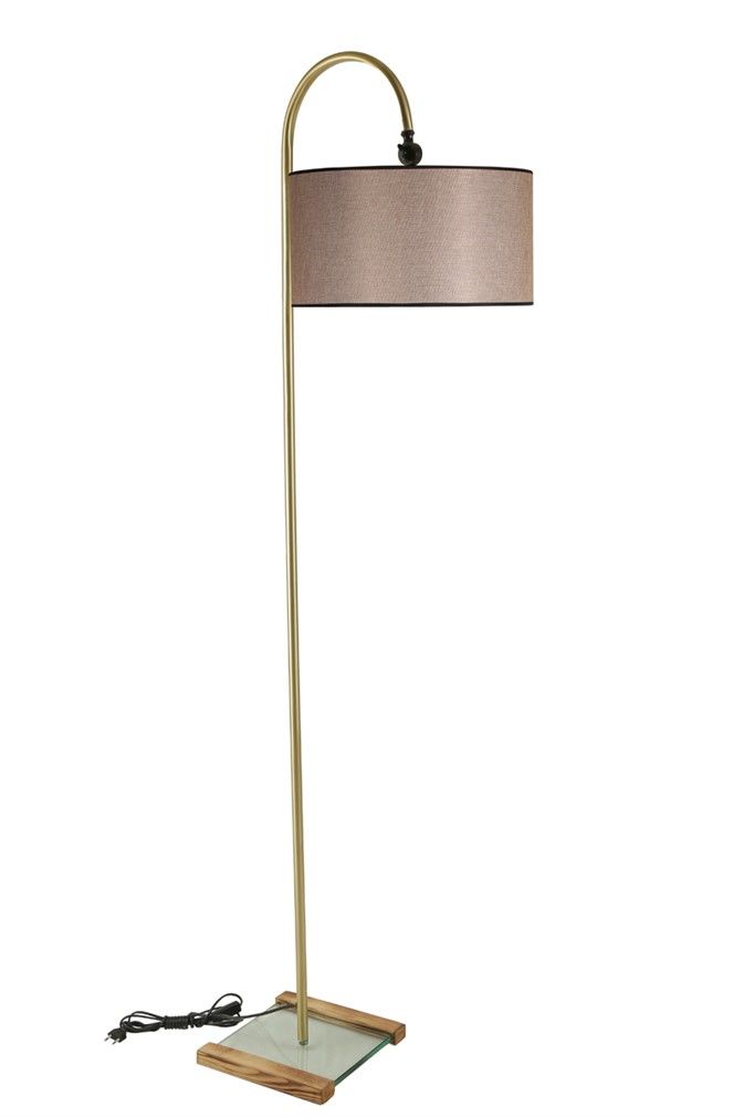 KUMRU ESKİTME LAMBADER SİLİNDİR KOYU HASIR ABAJURLU