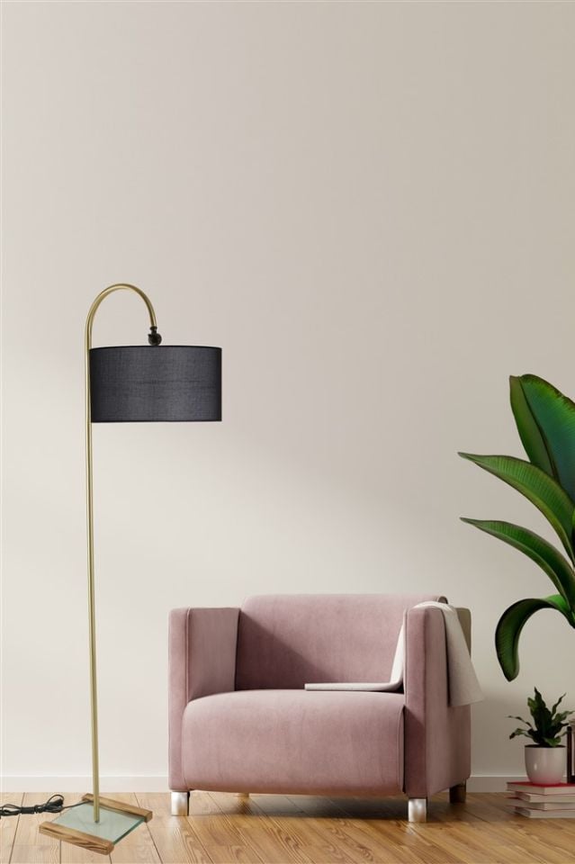 KUMRU ESKİTME LAMBADER SİLİNDİR HASIR SİYAH ABAJURLU