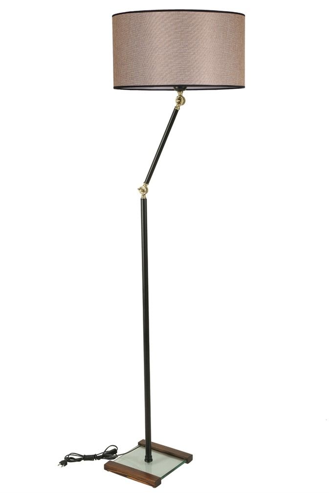 MİLAS SİYAH LAMBADER SİLİNDİR KOYU HASIR ABAJURLU