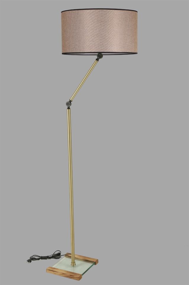 MİLAS ESKİTME LAMBADER SİLİNDİR KOYU HASIR ABAJURLU