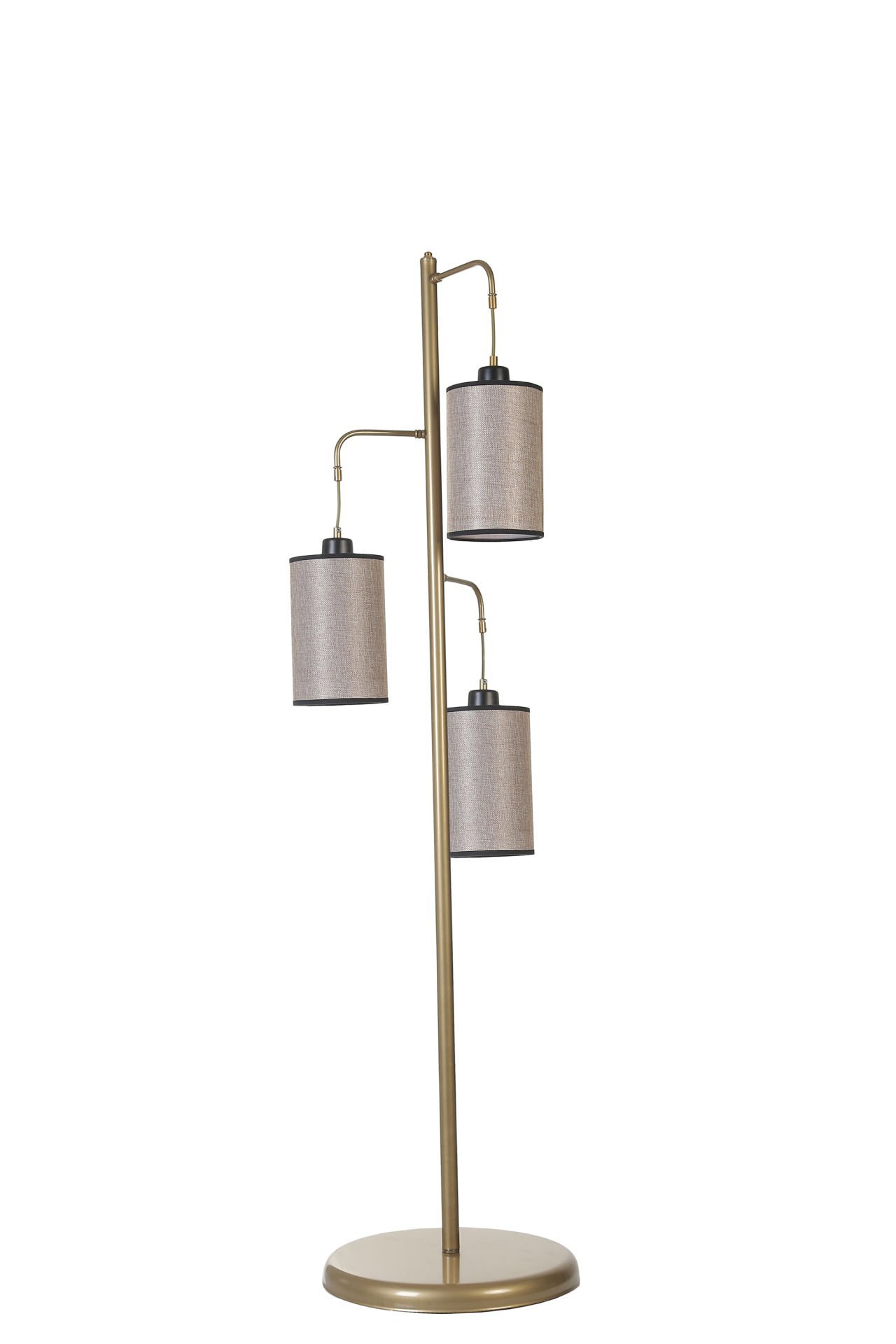 JOZEF 3 LÜ ESKİTME KOYU HASIR ABAJURLU LAMBADER