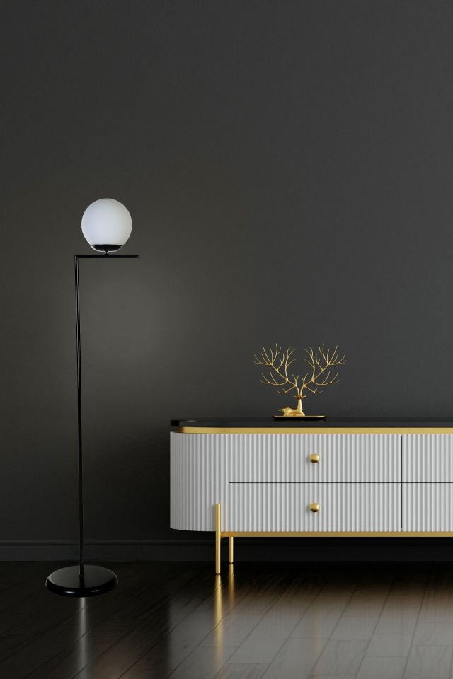 ARAZ SİYAH BEYAZ CAMLI LAMBADER