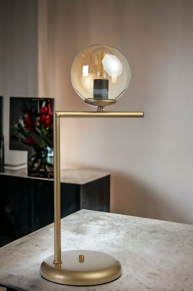 ARAZ ESKİTME BAL CAMLI MASA LAMBASI