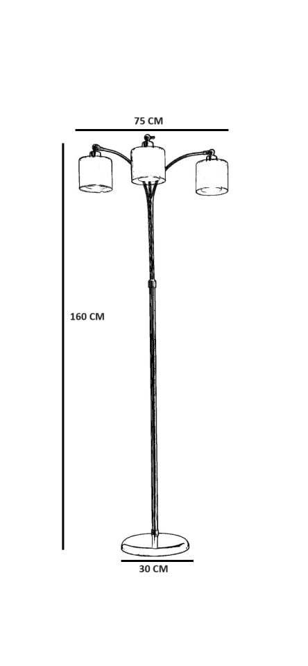 GONCA 3 LÜ ESKİTME SARIKIZ CAMLI LAMBADER