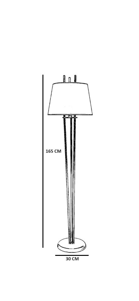 BELEN SİYAH LAMBADER PRAMİT KOYU GRİ ABAJURLU