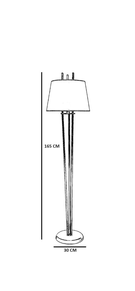 BELEN SİYAH LAMBADER PRAMİT HASIR SİYAH ABAJURLU