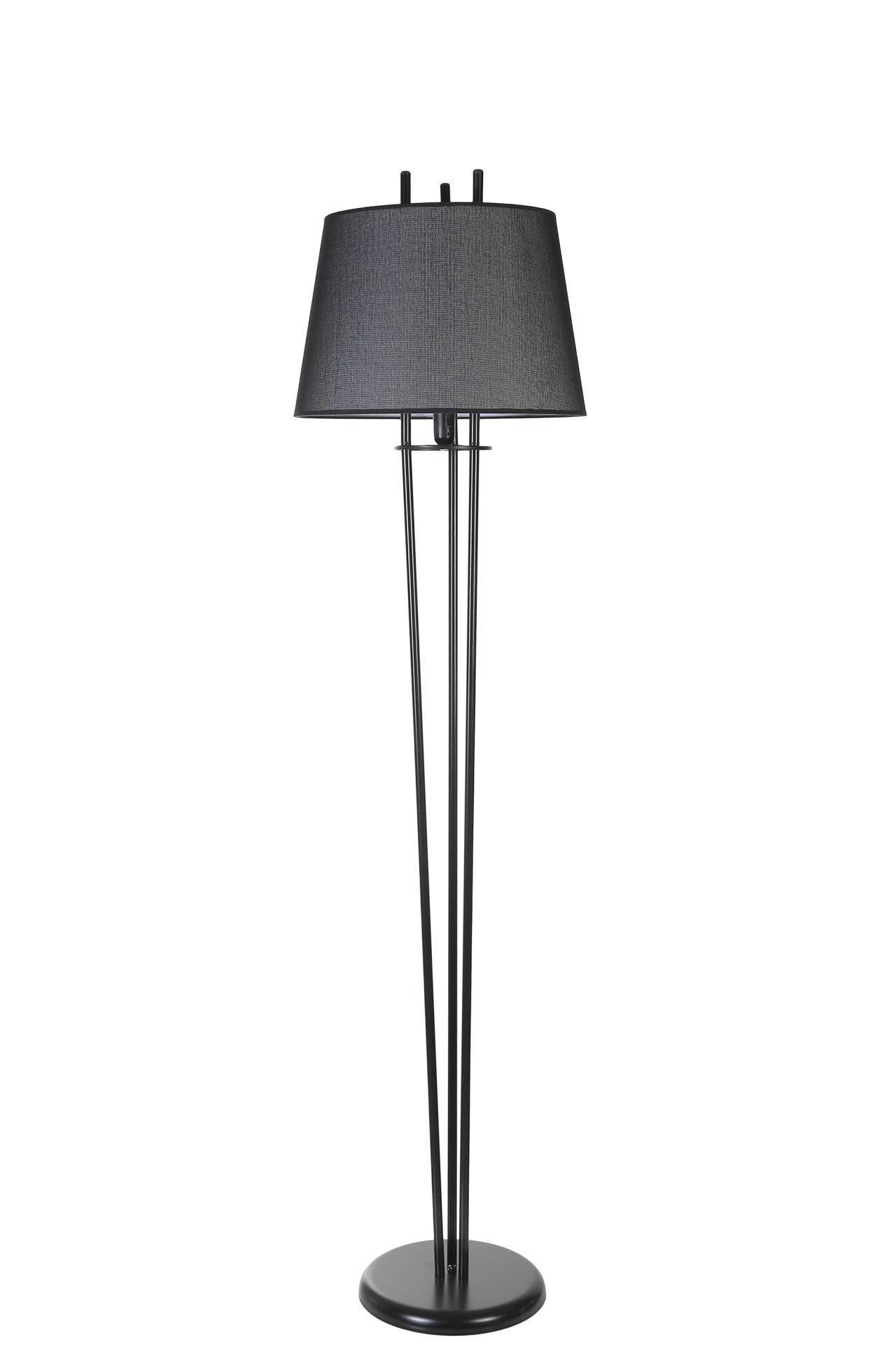 BELEN SİYAH LAMBADER PRAMİT HASIR SİYAH ABAJURLU