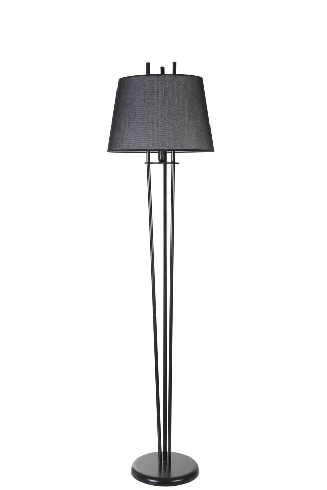 BELEN SİYAH LAMBADER PRAMİT HASIR SİYAH ABAJURLU