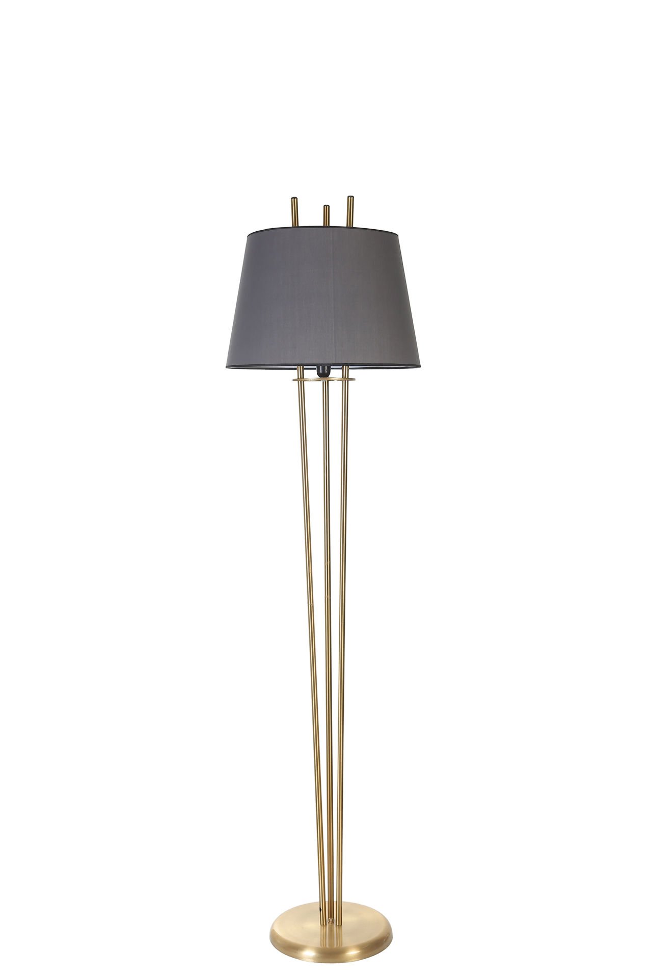 BELEN ESKİTME LAMBADER PRAMİT KOYU GRİ ABAJURLU