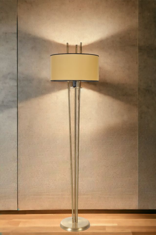 BELEN ESKİTME LAMBADER SİLİNDİR HARDAL ABAJURLU