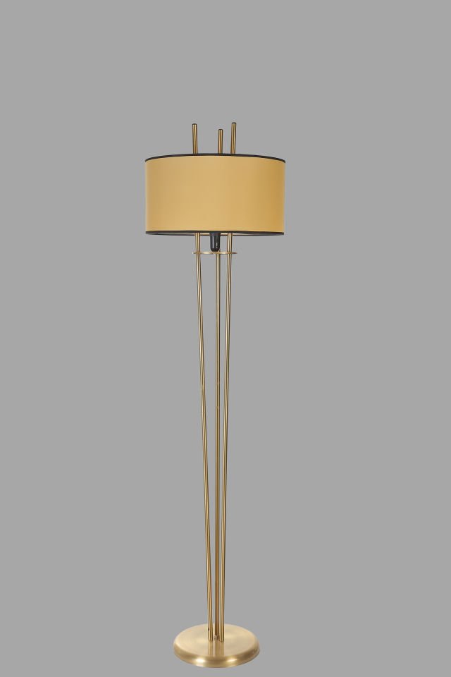 BELEN ESKİTME LAMBADER SİLİNDİR HARDAL ABAJURLU