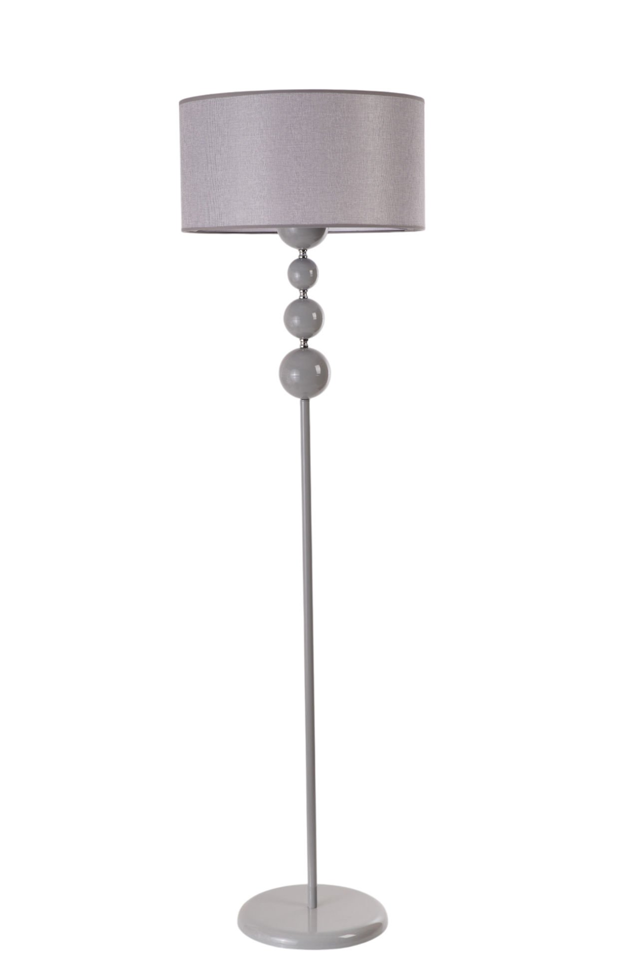 HAYAL GRİ LAMBADER SİLİNDİR HASIR GRİ ABAJURLU