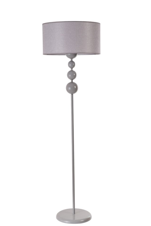 HAYAL GRİ LAMBADER SİLİNDİR HASIR GRİ ABAJURLU