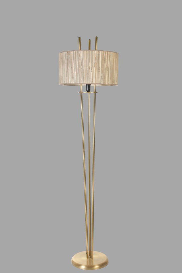 BELEN ESKİTME LAMBADER SİLİNDİR BAMBU 09 ABAJURLU