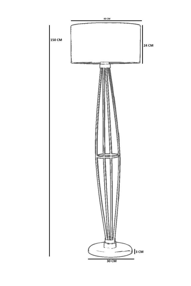 HEDAR SİYAH LAMBADER SİLİNDİR PETEK ABAJURLU