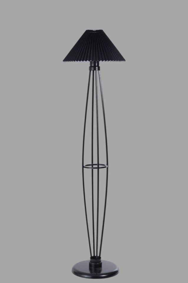 HEDAR SİYAH LAMBADER PİLELİ SİYAH ABAJURLU