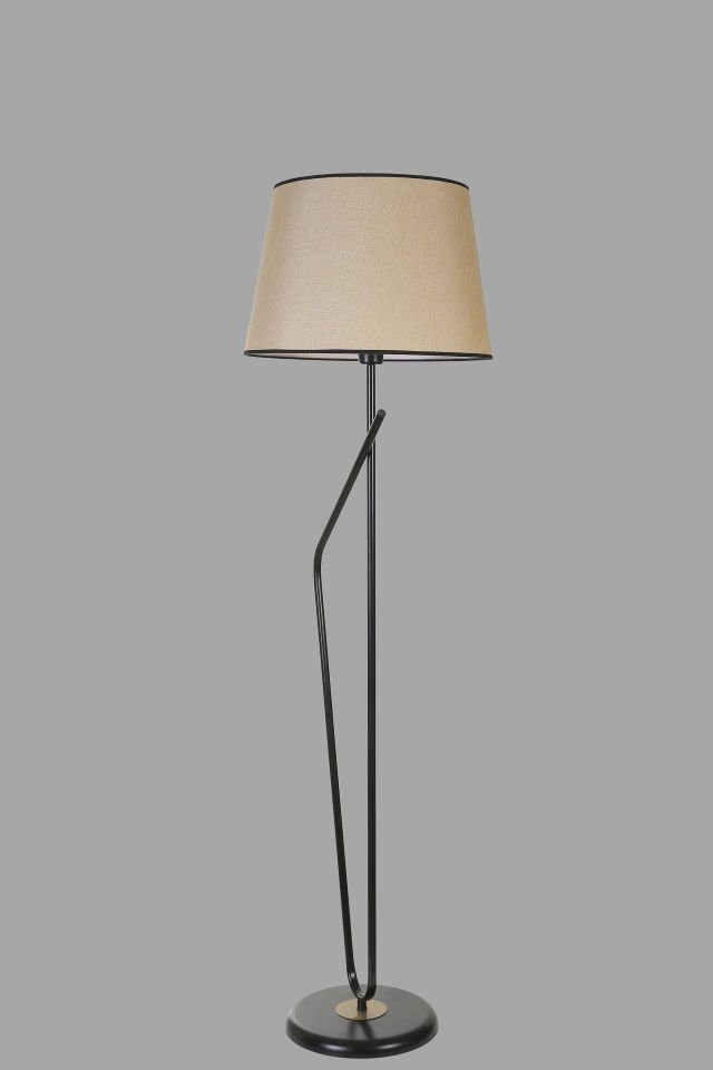 ALFA SİYAH LAMBADER PRAMİT AÇIK HASIR ABAJURLU