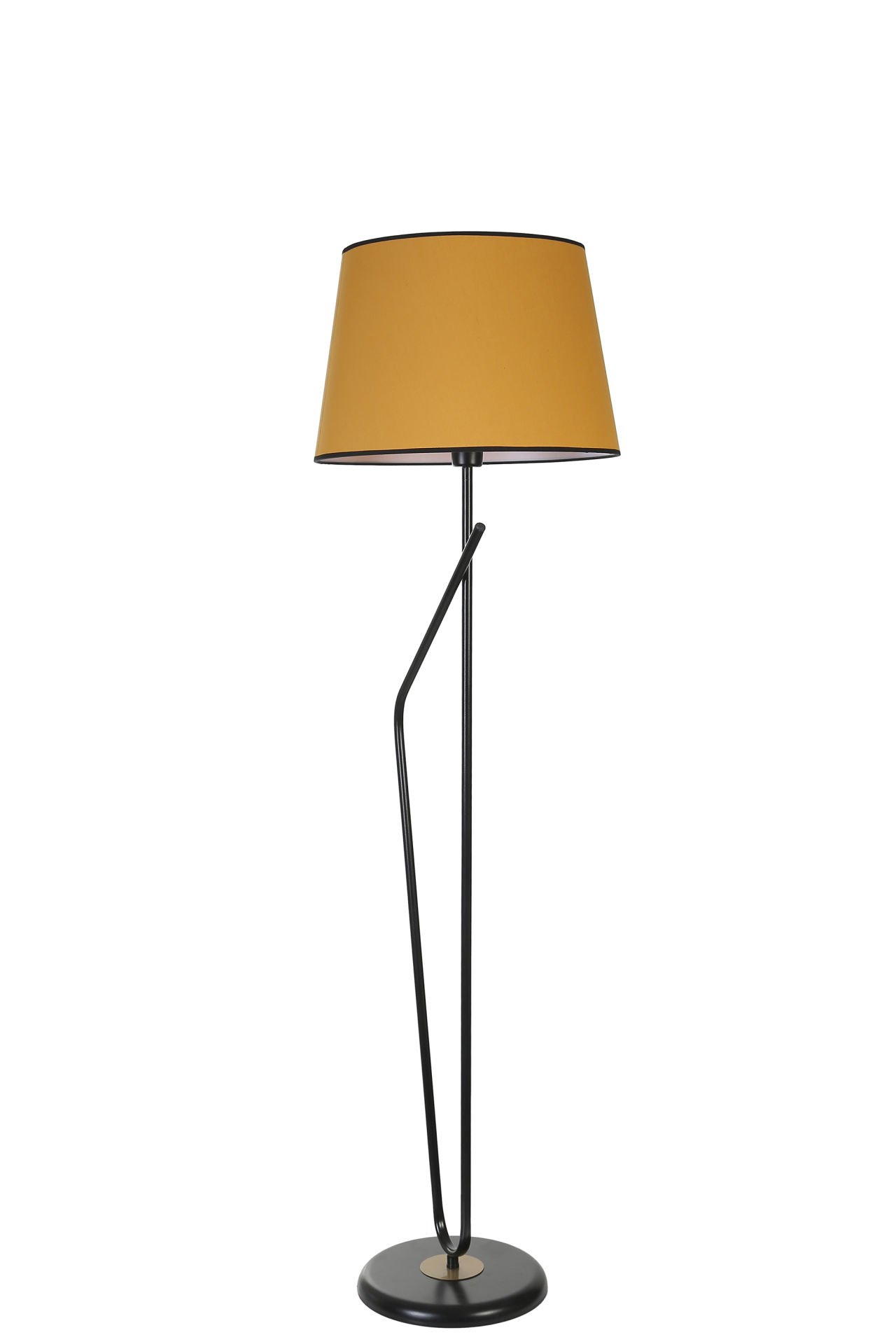 ALFA SİYAH LAMBADER PRAMİT HARDAL ABAJURLU