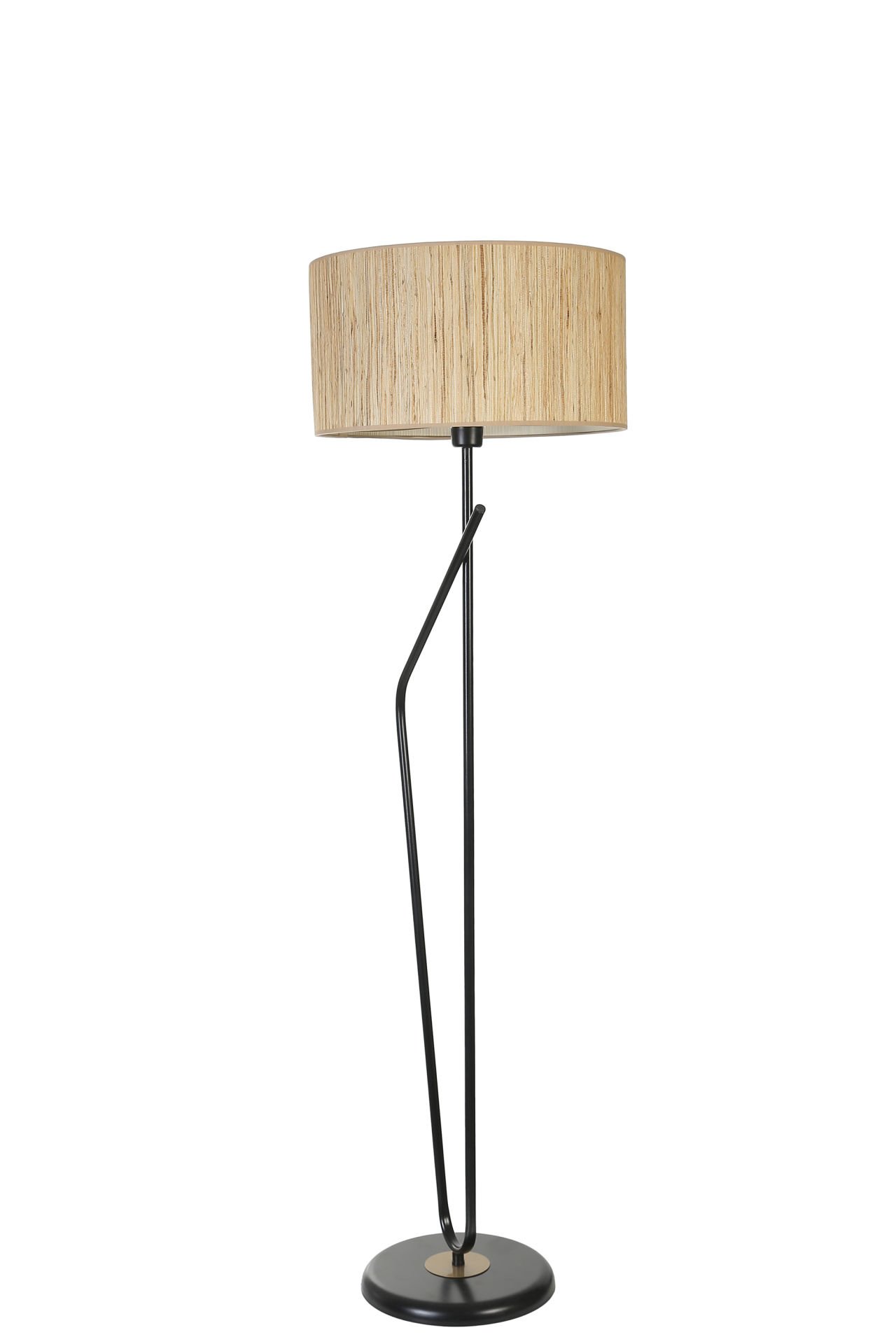 ALFA SİYAH LAMBADER SİLİNDİR BAMBU 09 ABAJURLU