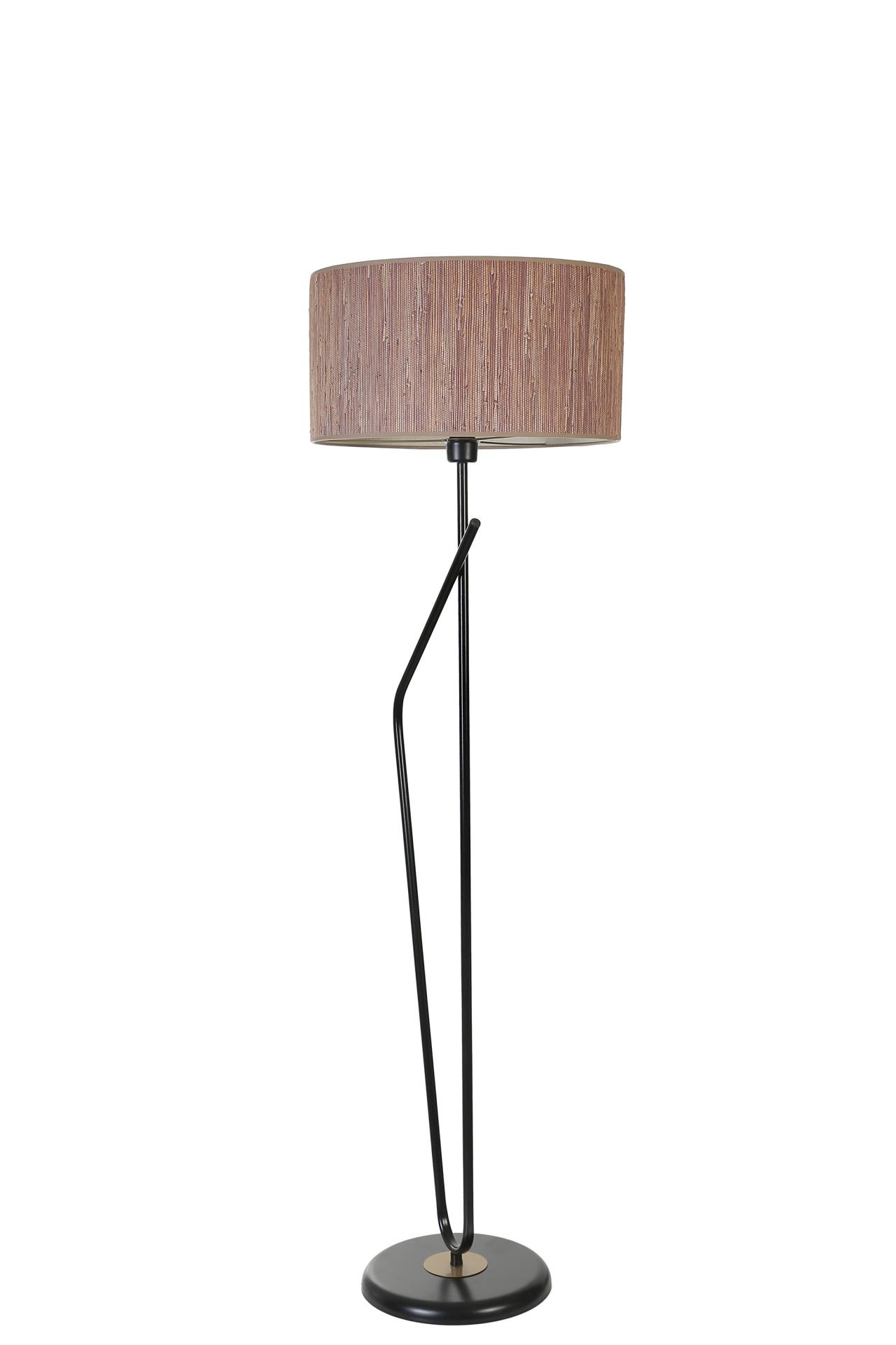 ALFA SİYAH LAMBADER SİLİNDİR BAMBU 04 ABAJURLU