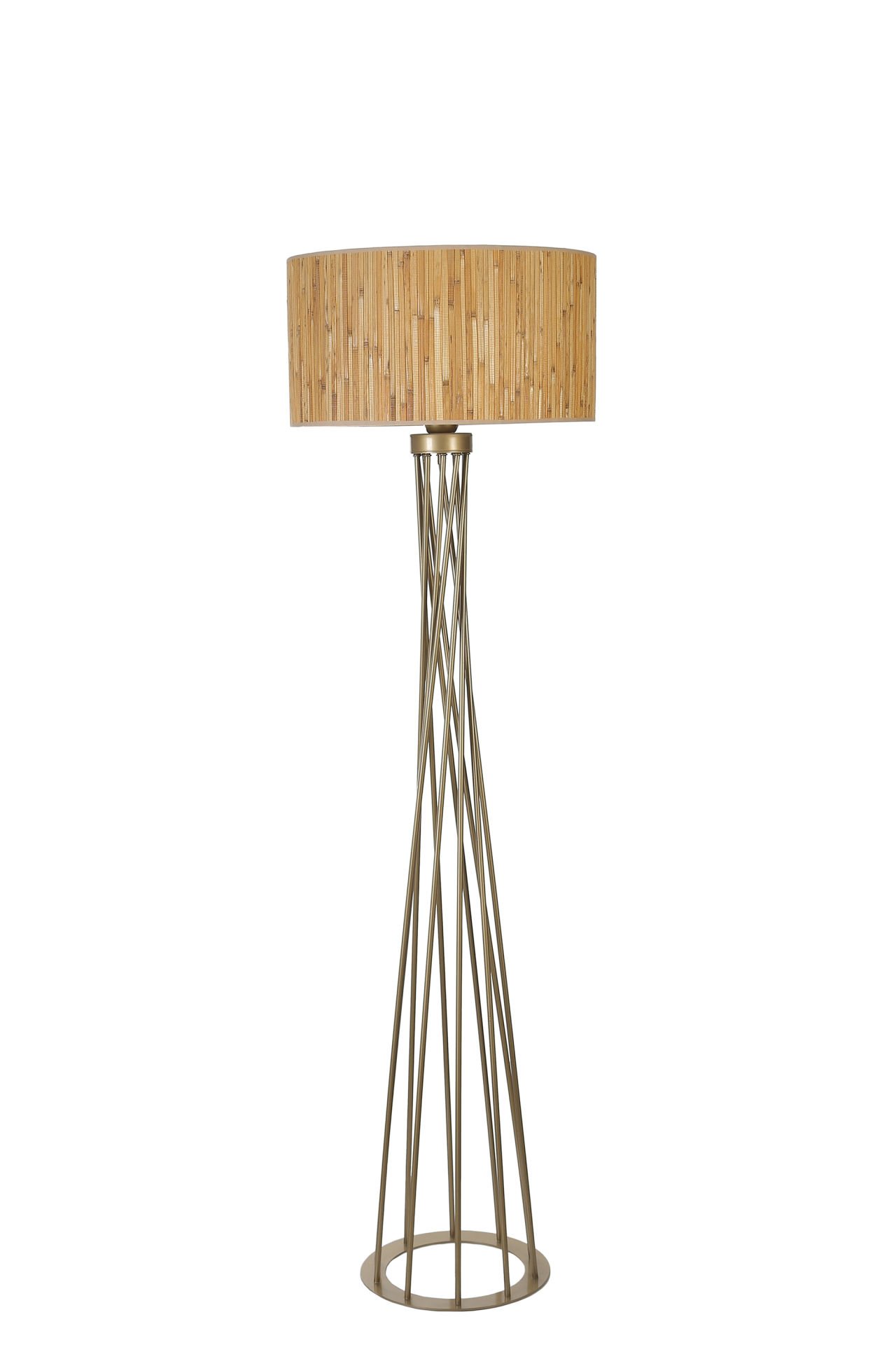 HAVİN ESKİTME LAMBADER SİLİNDİR BAMBU 07 ABAJURLU