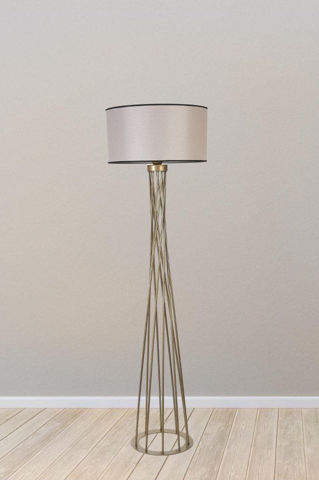 HAVİN ESKİTME LAMBADER SİLİNDİR AÇIK HASIR ABAJURLU