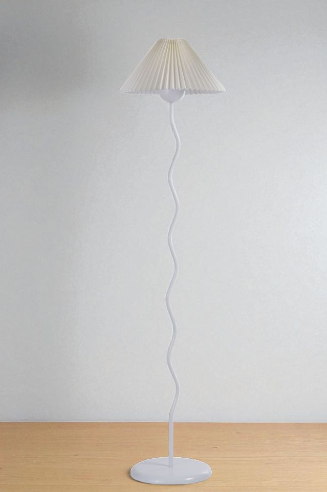 EVA BEYAZ LAMBADER PİLELİ KREM ABAJURLU