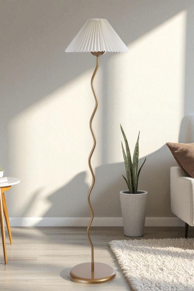 EVA ESKİTME LAMBADER PİLELİ KREM ABAJURLU