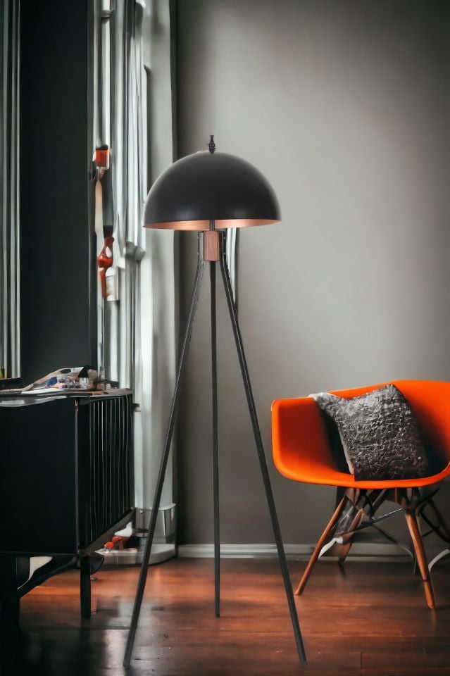 FISCO TRİPOD SİYAH LAMBADER BÜYÜK RETRO BAŞLIKLI